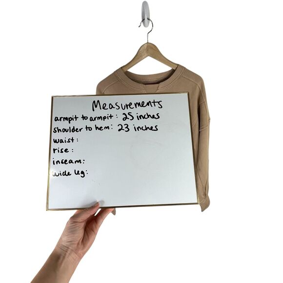 NWT FP Movement x Hatch Women's Intercept Sweatshirt Sz M Desert Sand Maternity - Picture 12 of 13